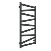 Scaldasalviette Ad Acqua Calda Nero 1470mm Di Altezza E 600mm Di Larghezza - 622 Watt - Vip1470/600sxn