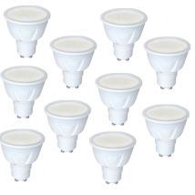 Pack De 100 Ampoules Led 6w Spot Gu10 Blanc Chaud 2700k 450lm 230v Non-dimmable Airis