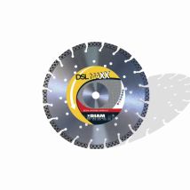 Diam Industries - Disco Diamantato Misto Diam Ø230mm / 22,23 Mm In Acciaio Montato Su Flangia - Dslmaxx230/22fda