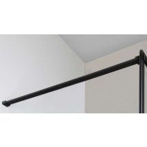 Gelco - Cure Black - Stütze Für Duschwand, 1400 Mm, Schwarz Matt Cbsb140