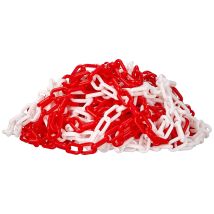Cvm 790010 Catena Plastica, 25 Mt, 5 X 20 X 30 Mm, Bicolore/rosso