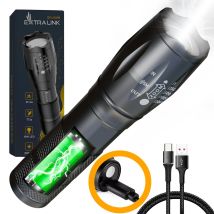 Xiaomi – Torcia LED Ricaricabile Extralink EFL-1031 – 10W, 400 lumen – Illuminazione per esterni e uso quotidiano