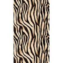 Zebra Stripe Wall Mural Black White Cream Vinyl Animal Print Paste The Wall