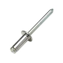 Bralo - 4.8mm X 21mm Aluminium/steel Standard Head Dome Rivets