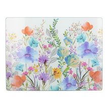 Creative Tops – Meadow Floral Work Surface Protector – 30cm x 40cm – Vivid Colours, Dancing Flowers