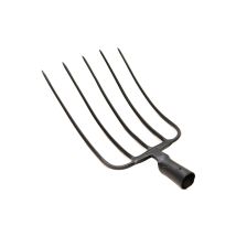 Horca de 5 púas H50T – Labrador – Herramienta agrícola para heno y estiércol – 33 cm de largo – 27 cm de ancho – 1000 g