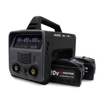 Equipo De Soldadura, Solbat Sb-120 90a + 2 Baterías Lítio 20 V/40 V, 26,6 X 15,8 X 22 Cm