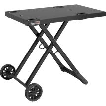 Royal Gourmet - Grilltisch Klappbar Grillwagen Für Gasgrill, Outdoor Grillständer Für Tischgrill, Faltbarer Rollwagen Mit Haken, Klapptisch Zum 