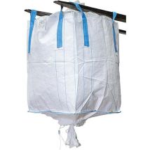 Big Bag Avec Douille Écoulement 4 Poignées, Revêtement, Swl 1500kg, 900x900x1150mm