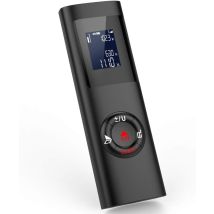 Mini-laser-entfernungsmesser 40 M, Wiederaufladbarer Hand-laser-entfernungsmesser Per Usb, Digitaler Laser-entfernungsmesser In M/zoll/ft, Schwarz