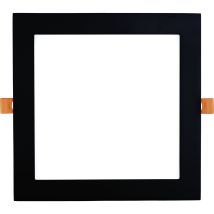 Led Spot - Einbaustrahler 21w 3000k Warmweiß Ohne Led-punkte - Led Deckenspot 225x225mm, Schwarz 230v