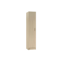 Armadio Portascope 37x37x180h Cm Con 1 Anta Rovere Chiaro - Giacinto