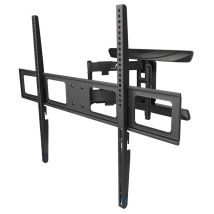 Maclean Mc-423 Tv-halterung, Max. Vesa 800x600, 43-100", 80 Kg, Vertikale Und Horizontale Winkelverstellung, Profil 50-500 Mm, Schwarz
