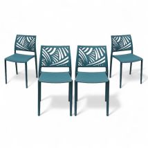 Ensemble De 4 Chaises Ottanium Modernes En Polypropylène Corona