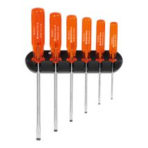 Pb Swiss Tools - Norm-schraubendreher-satz, Mit Kunststoffheft Und Wandhalter, 6-teilig