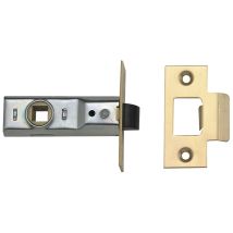 Union - Tubular Mortice Latch 2648 Silver Enamel 64mm 2.5in Visi