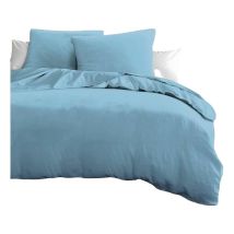 Home Linge Passion Hp72066 Set Di Biancheria Da Letto Azzurro 240x260 Cm