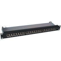 Panel De Conexiones Alantec Stp Cat.6a Con 24 Puertos Lsa, 1u