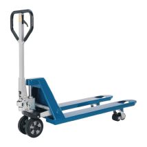Pfaff - Fourche Transpalette-l.1150mm Trgf.2500kg Sta Caoutchouc Plein Bleu Ciel/pur
