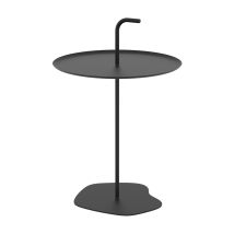 Mesa Auxiliar De Jardín Calimera 56,5x38 Cm Negro [ Casa.pro