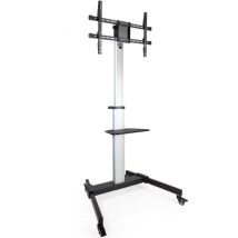 Hera - Tooq Bodenständer De Aluminium-rollenständer De Für 37'-86' Bildschirme