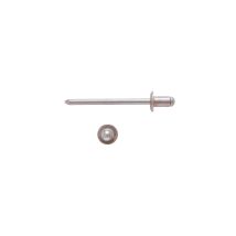Rivet Bralo Alu/acier Tête Plate 4.8x18 Fixation Robuste Bi-métal Aluminium Acier - Bralo