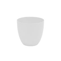 Injektionstopf Ø18cm – Weiße Farbe – Hochwertiger Blumentopf für den Außenbereich – Modernes Design