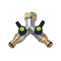 Enchufe Con 2 Grifos 3/4f + Conexiones Ott 465b Aquatech
