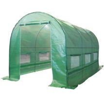 Birchtree 4m (l) X 2m (w) X 2m (h) Polytunnel Greenhouse Pollytunnel With Galvanised Frame