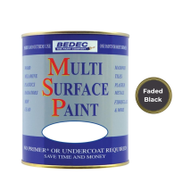 Bedec Multi Surface Paint - Matt - Faded Black - 750ml