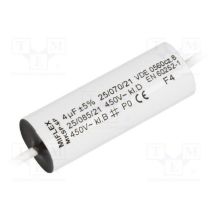 Motore Condensatore 4uf 450vac Assiale 15x47mm Mksp Ct4mf450va