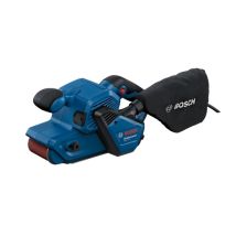 Bosch Professional - Lijadora De Banda Gbs 750 (850 W, Incl. Banda Abrasiva Textil, Bolsa Para El Polvo Y Caja)