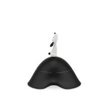Alessi Elegante Hundenapf Schwarz 0,6 Liter