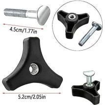 Accessori Universali Per Tosatore Erbetta, 2 Pezzi Manopola Ala E Perno, Kit Di Ricambio Compatibile Con Tosatore, Viti E Perni Inclusi
