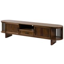 Massivmoebel24.de - Lowboard Akazie 200x40x50 Natur Lackiert Madrid 75