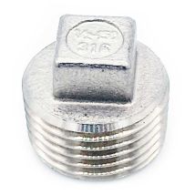 Tapón Macho Con Borde De 1/2”, Acero Inoxidable