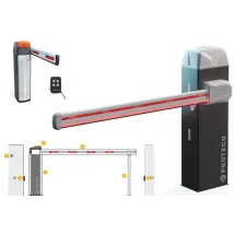 Kit Barriera Automatica Stradale Con Asta E Staffa Mobile Fino A 6 Metri Proteco