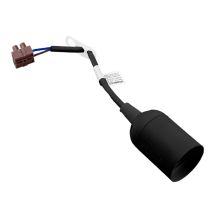 Douille Chantier 1xe27 Avec Câble Domino Noir 60w Dpm