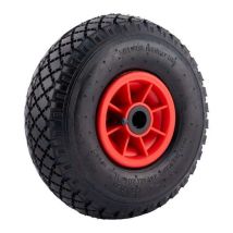 Rueda De Carretilla Fort Wheelbarrow Wheel Llanta Roja Neumático 2 Capas