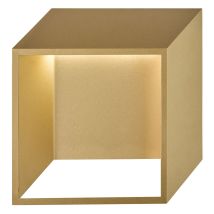 Lampada Da Parete Indoor Led Moderna Soggiorno Parete Lampada Led Scala Indoor Color Oro, Faretto Down In Metallo, 5.5w 400lm Bianco Caldo, Lxpxh 