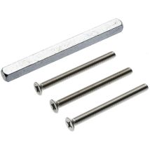 Goupille – Kit de montage pour porte profilée n° 80 – Acier galvanisé – Longueur 150 mm – Diamètre M6
