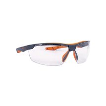 Infield Safety - Schutzbrille Flexor Plus En 166 Fassung: Dunkelgrau-orange Scheibe: Klar Polycarbonat