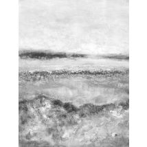 Cuadro abstracto "Mar y Tierra" – óleo sobre lienzo pintado a mano – 100 cm x 70 cm – 3 kg