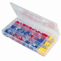 Autobest – Set di terminali assortiti 150 pz – Materiale: polipropilene – Dimensioni: assortite