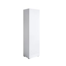 Mobile Soggiorno Con Piedini 2cm Vetrina Salotto Moderno Vetrinetta Pensile 40x167x28 Modello Luke V4 Bianco Lucido