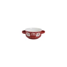 Bol À Soupe Rouge Marmottes Céramique Robuste, Couleur Vive - Table Et Cook