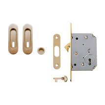 Kit Per Porte Scorrevoli Finitura Cromo Satinato