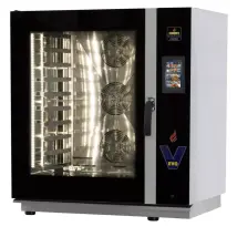 Four Mixte Professionnel - 12 Gn 1/1 - Écran Tactile - Générateur Vapeur - 30-240°c - Double Vitrage - Vesta