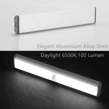 Set Di 3 Lampade Da 10 Led, Senza Fili, Ricaricabili Tramite Usb, Magnetiche, Con Sensore Di Movimento, 2 Modalità Di Illuminazione, Portatili. Luce 
