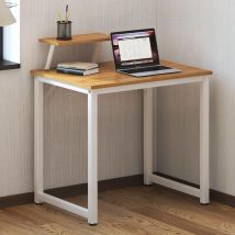 Soges Escritorio Para Ordenador Pequeño Escritorio De Oficina De 80 Cm Con Soporte De Exhibición Adecuado Para El Hogar Y La Oficina